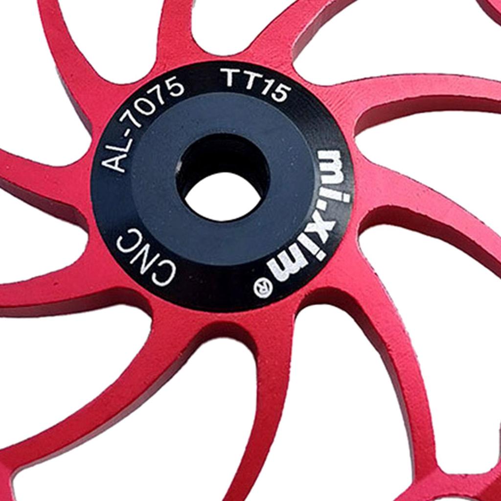 MTB Bike Rear Derailleur Pulley 15T Jockey Wheel Lightweight Aluminum Alloy