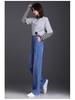 Plus Size Women's Tencel Denim High-Waisted Wide-Leg Pants - Soft, Flattering, and Lightweight for Spring/Summer