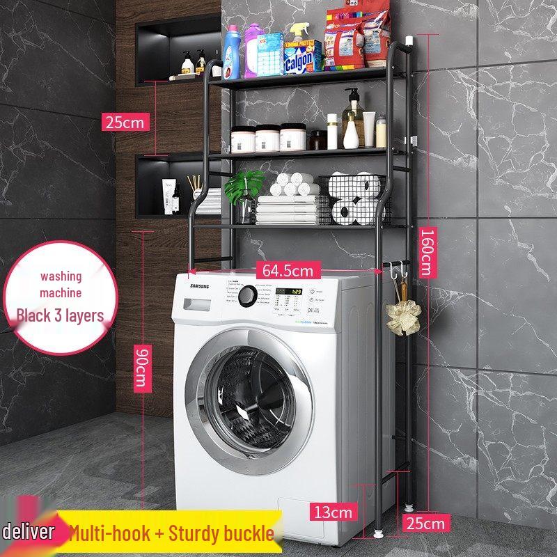 LIEI Suction Cup Wall-Mounted Bathroom Storage Rack