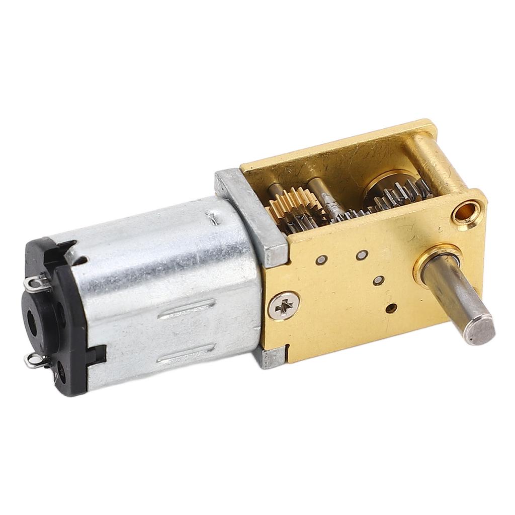 DC6V Einwellen-Schneckengetriebemotor mit Befestigungsfuß Mikro-DC-Getriebebürsten-Drehzahlreduktionsmotor 190 U/min(1:42 Reduktion