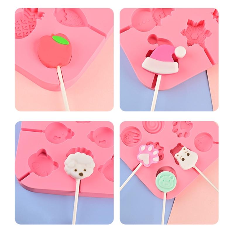 Household Paste Mould Press Baking Utensils Food-grade Silicone Cake Decoration Easy Safe Fruit Animal Cute Shape