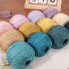0.8MM Cotton Yarn Mercerized Knitted Yarn Sweater Crochet Thread  Sewing
