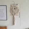 1pcs Handwoven Cotton Owl Wall Hanging | Nordic Bohemian Tapestry with Tassels Rope Decor Home Decoration Supplies