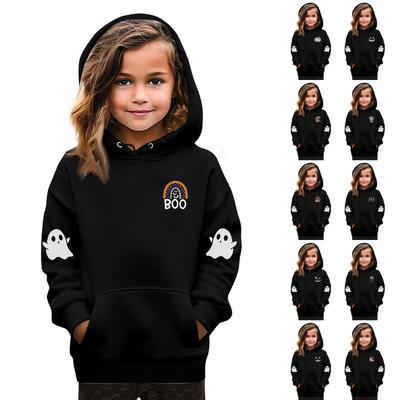 Sweatshirts For Teen Girls Hoodies Long Sleeve Drawstring Pullover Cute Oversized Hoodie Halloween Day