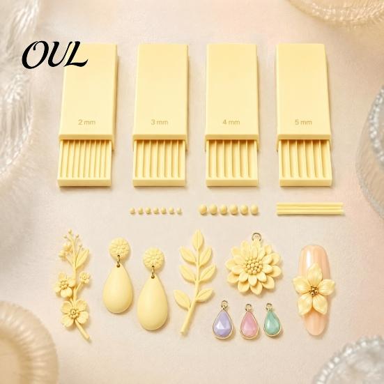 Jewelry Making Supplies 4Pcs/Set Clay Gel Ball Makers, Polymer Rollers, 2mm 3mm 4mm 5mm Crafting Roller for Sphere Shaper Nail Art Bead Rollers