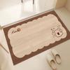 Diatom Mud Bathroom Absorbent Floor Mat, Door Floor Mat, Toilet Entry Carpet, Toilet Dirt-resistant Household Bathroom Floor Mat
