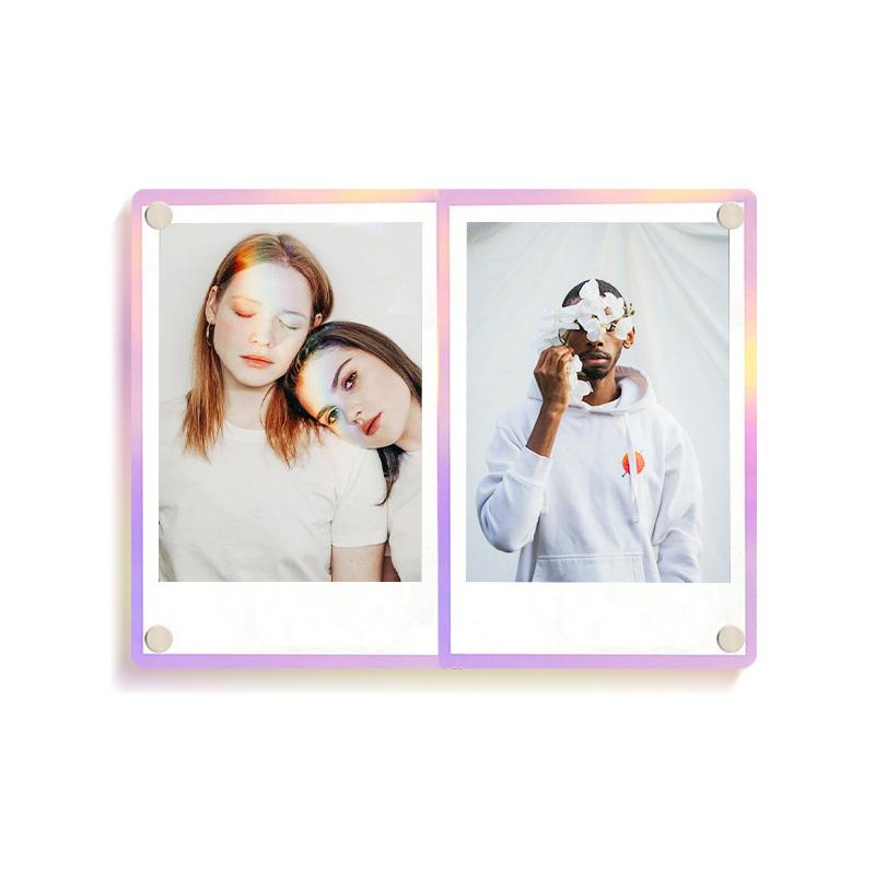[Film Lab] Transparent Magnetic Photo Frame Fridge Magnet for Instax Mini SQ Wide Polaroid Photo CAC73