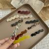 2Pcs/Set Simple Retro Wave Shaped Acetic Bangs Hairpins Sweet Cute Hair Side Hair Clips Style Barrettes Fashion Hair Accessories