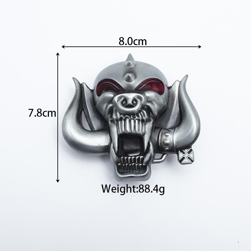 Creative Retro Zinc Alloy Belt Buckle - European & American Style