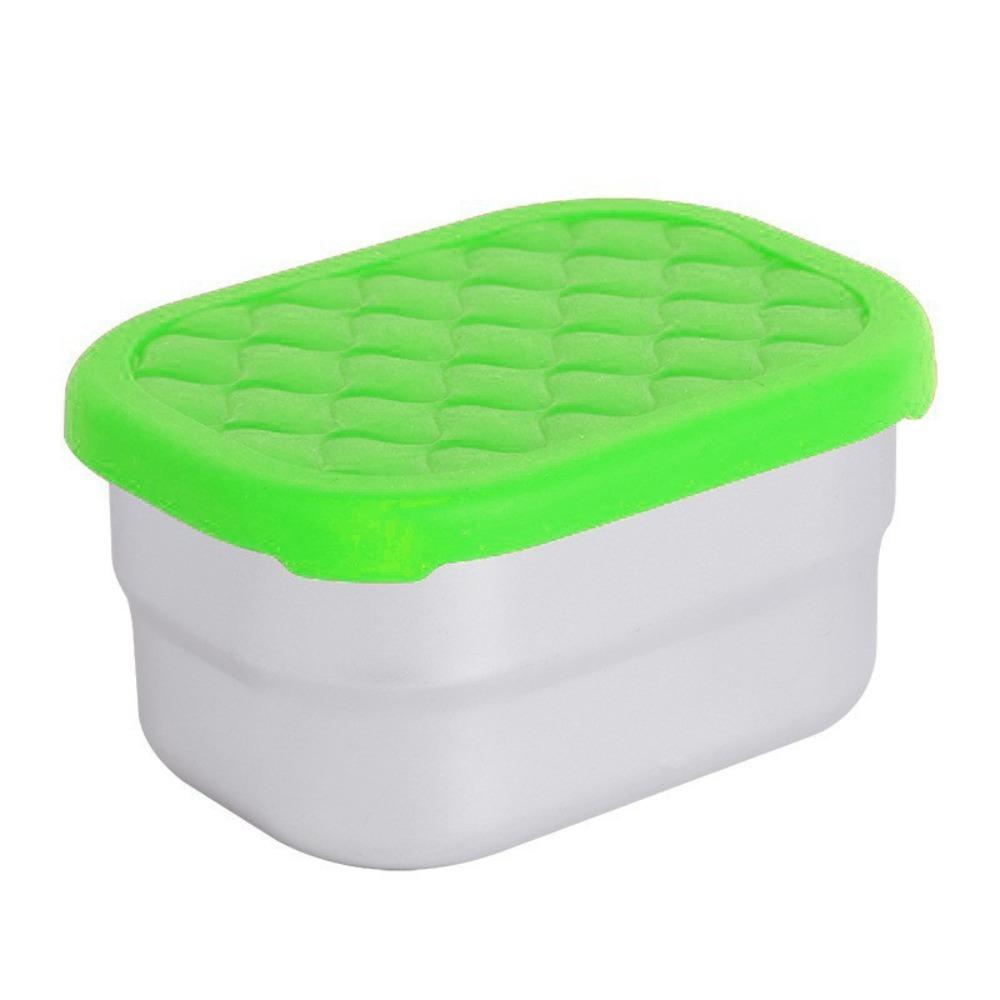 with Silicone Lid Salad Dressing Container Sealed Fruit Storage Box Food Storage Box School трава зеленый