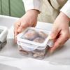 Plastic Storage Box Food Transparent Organizer 350ml Storage Box Film Food Storage For Keep Fresh for Kitchen Vegetable Fruit