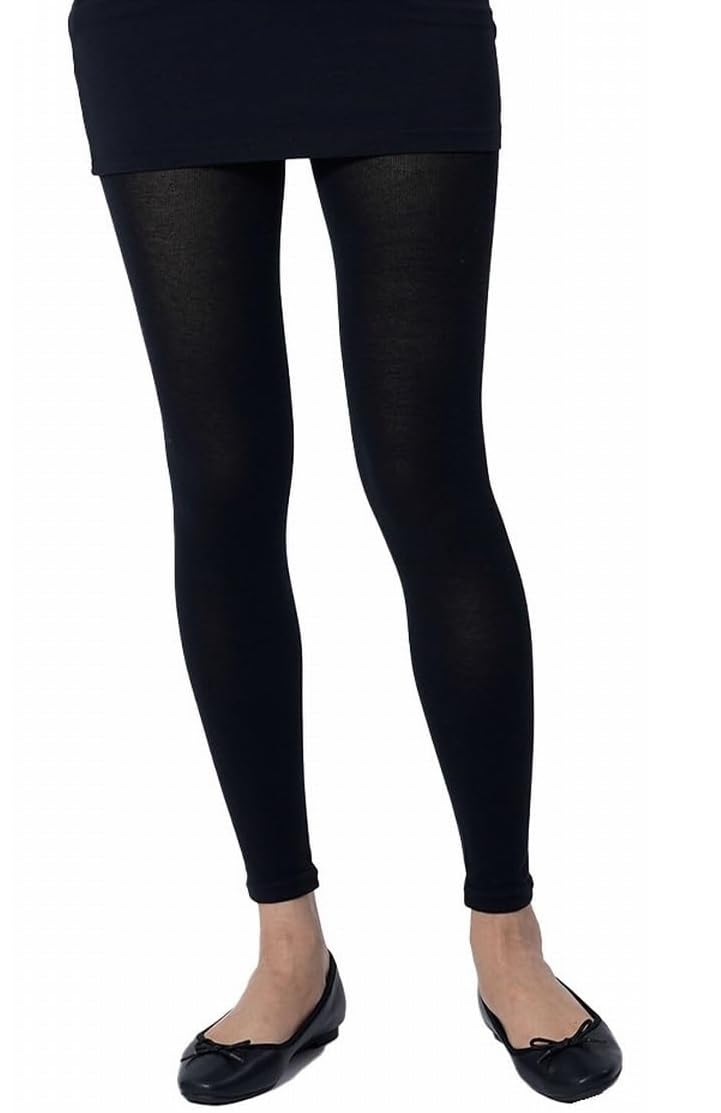 

Fukusuke Manzoku Beauty Согревающие черные леггинсы из полыни на пару, длина 10/10, женские, чёрный