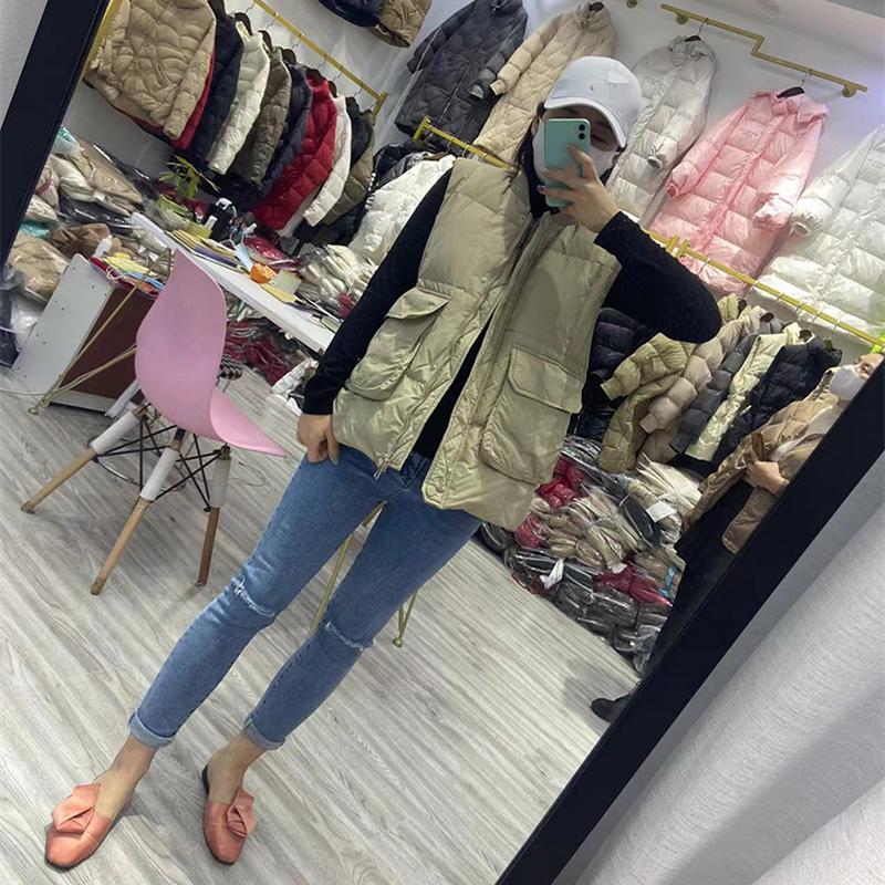 Женская осенне-зимняя куртка на белом утином пуху — фото 8