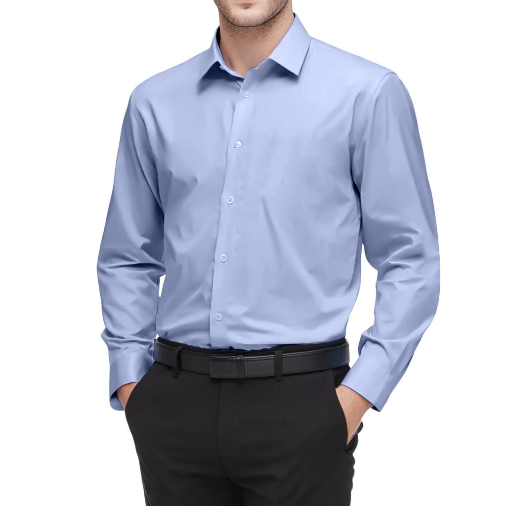 Men's Loose Classic Lapel Multi-pocket Industrial Work Shirt Top