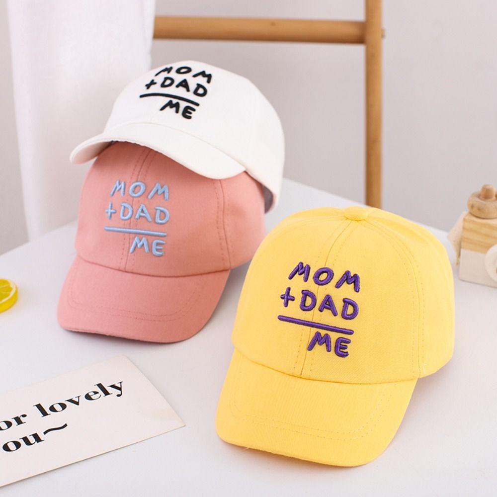 Cute Children's Cap Adjustable Kids Baseball Hats Fashion Sunscreen Hats  For Boys Girls