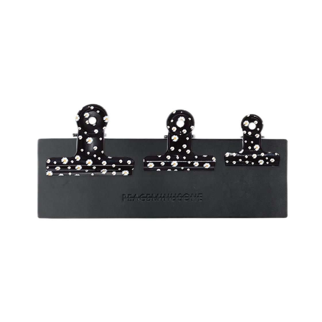 G-DRAGON Peaceminusone PMO Bulldog Clip #14 Black ONE SIZE