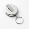 Key Reel Belt Clip with Stainless Steel 60cm KEYBAK KEY-BAK #5 Wire, [Authorized Dealer] (Black)