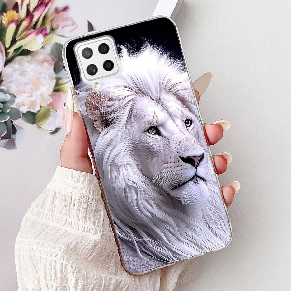 For Samsung Galaxy A22 4G Case Coloful Flowers Painted Cover Soft Slim Phone Case For Samsung A22 A 22 Galaxy A42 5G Fundas Bags