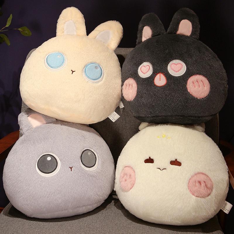 Niedliches weiches niedliches Kaninchen Kissen Plüschtier Puppe Kinder Schlaf beruhigende Puppe Mädchen Geburtstagsgeschenk