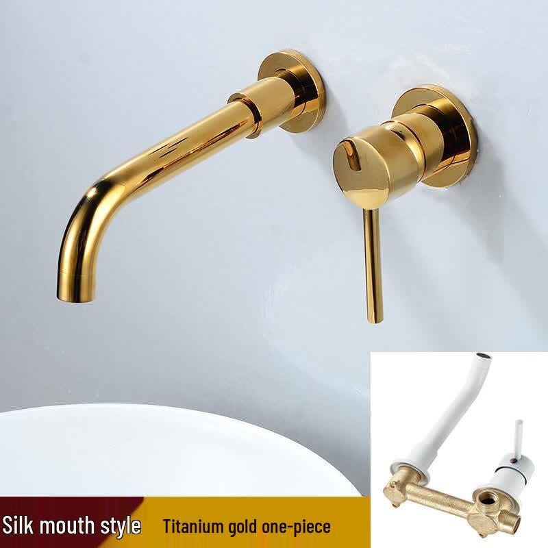 Tai Ju Fu Golden Concealed Wall-Mounted Hot & Cold Faucet