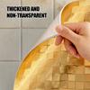 3D Mosaic Self-adhesive Wallpaper, Mirror Reflective Texture. Suitable for Bathroom Walls, Bathroom Waterproof Splashbacks