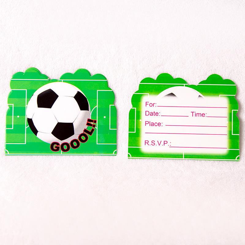 Football-Themed Birthday Party Decoration & Tableware Set