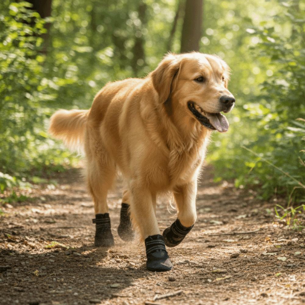 Comfortable Anti-Slip Dog Shoes Adjustable Dog Paw Protector Soft Sole Dog Socks Boots  Outdoor