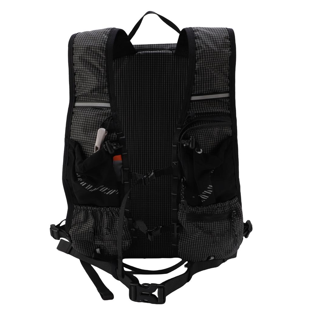 Outdoor Backpack 15L Small Hiking Backpack Lightweight for Hiking Running Cycling Camping Both Men and Women Black