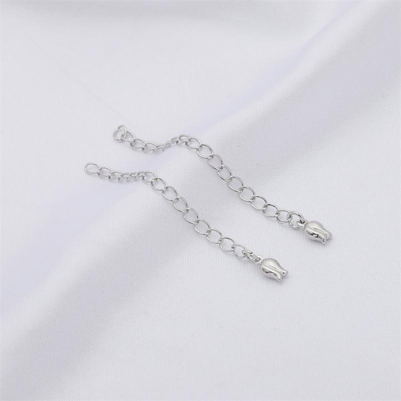 Copper-Plated Gold-Filled Adjustable Extension Chain for Bracelets and Necklaces