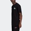 Adidas Originals Trefoil Pckalot Tee Retro Print Sports Crew Neck Short Sleeve T-Shirt Men Tops Black HF4762