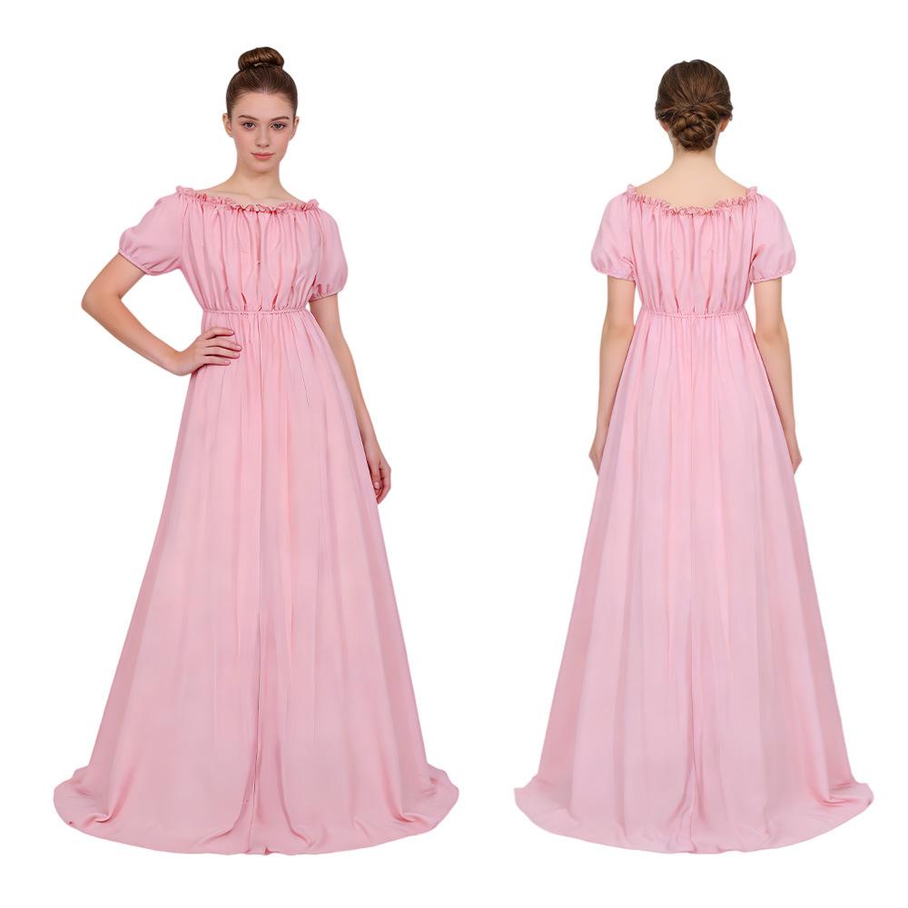 Bridgeton Regent Dress Halloween Victorian Catwalk Era Cosplay Costume Dress