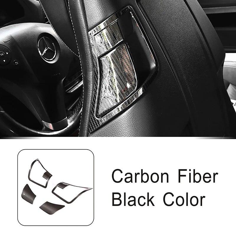 Stainless Steel Car Seat Back Adjustment Panel Frame Trim For Mercedes Benz E Class Coupe W207 2009-2016 Interior Accessories