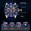 CRRJU2292L New Men's Fashion Watch Six-pin Belt Business Watch Calendar Atmosphere