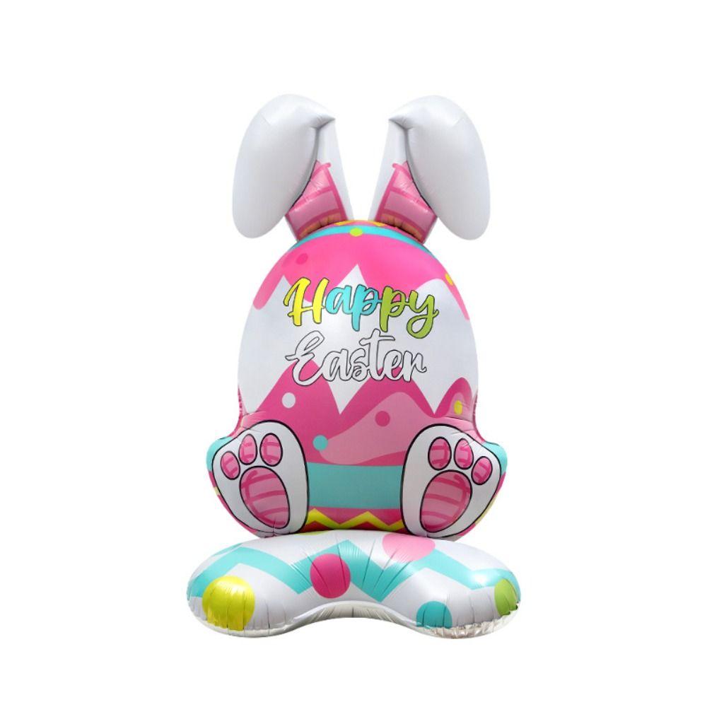 Aluminum Film Bunny Balloon Large Rabbit Balloon Cartoon Easter Balloon  Easter Party