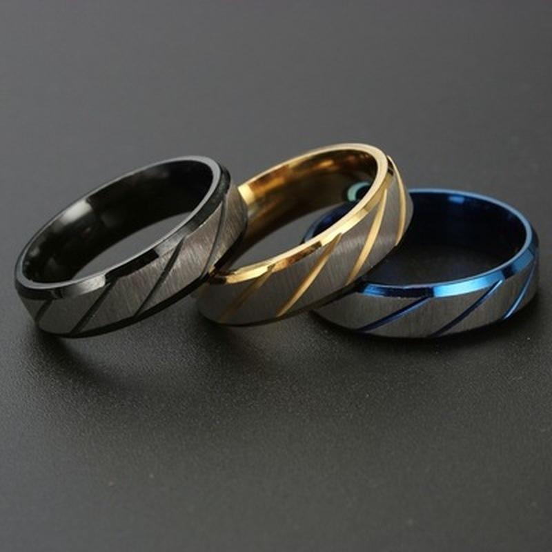 Anello in Acciaio di Titanio da Donna e Uomo Anello Lucido a Specchio Anello di Fidanzamento Matrimonio Anello di Promessa
