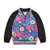 Spring and Autumn Men and Girls Fashionable Cute Printing Color Collision Jacket Children Splicing Jacket Baby Cardigan