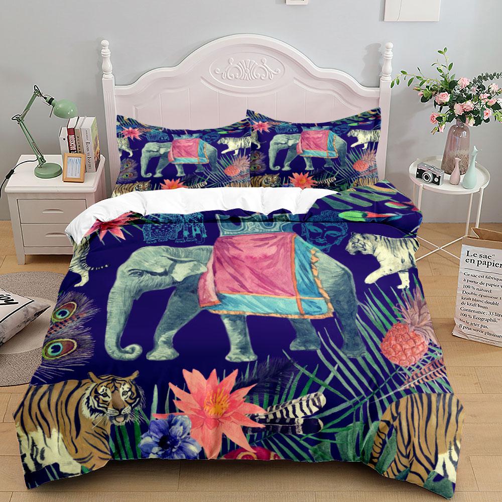 Ethnic Paisley Modern Bedding Set Small Single Twin Double Queen King Cal King Size Bed Linen Set