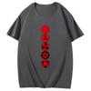 Japanese Anime Naruto Uchiha Itachi Print T Shirt Cotton Short Sleeve Unisex Couple Streetwear Tops