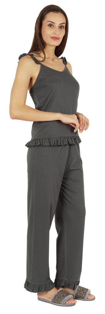 Inkmeso Sexy Lingerie Nightwear Set For Women s 2 Pcs Sleepwear Sets Tank Top