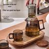 ZISIZ Large Capacity Glass Teapot
