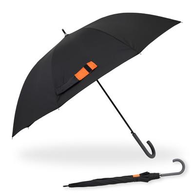 Ogawa Long Windproof Military Main Rib Diameter Light and Durable Glass Fiber Jump Type 57448 Men's Umbrella, Umbrella, MA-1, Black, LINEDROPS,