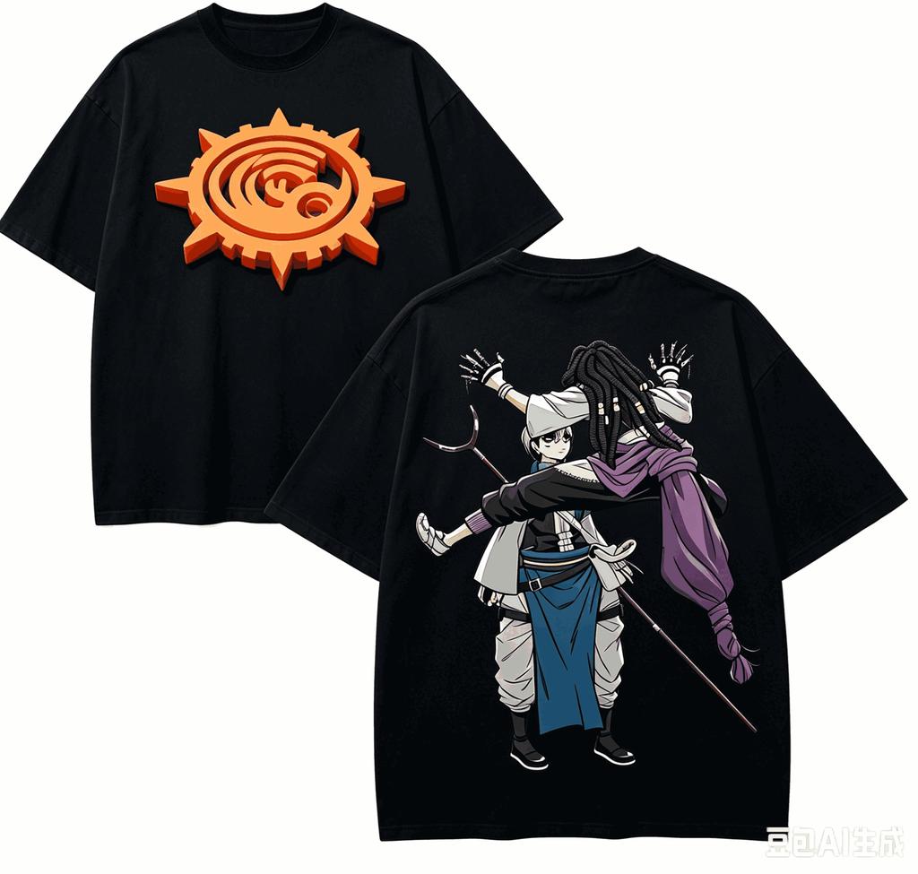 GACHIAKUTA Anime LoverT-shirt Harajuku Cotton New Model High Street Retro Oversized Unisex Prod