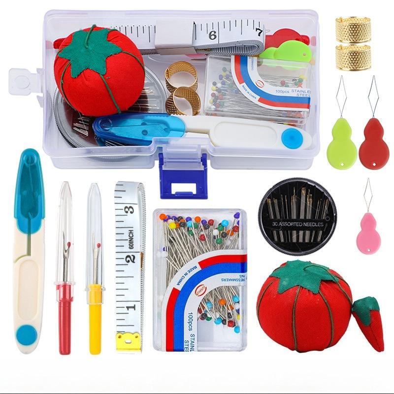 

Sewing Pin Cushion Kit With Seam Rippers Scissors And Tape Measure For Hand Sewing DIY Handmade Craft Accessories Set