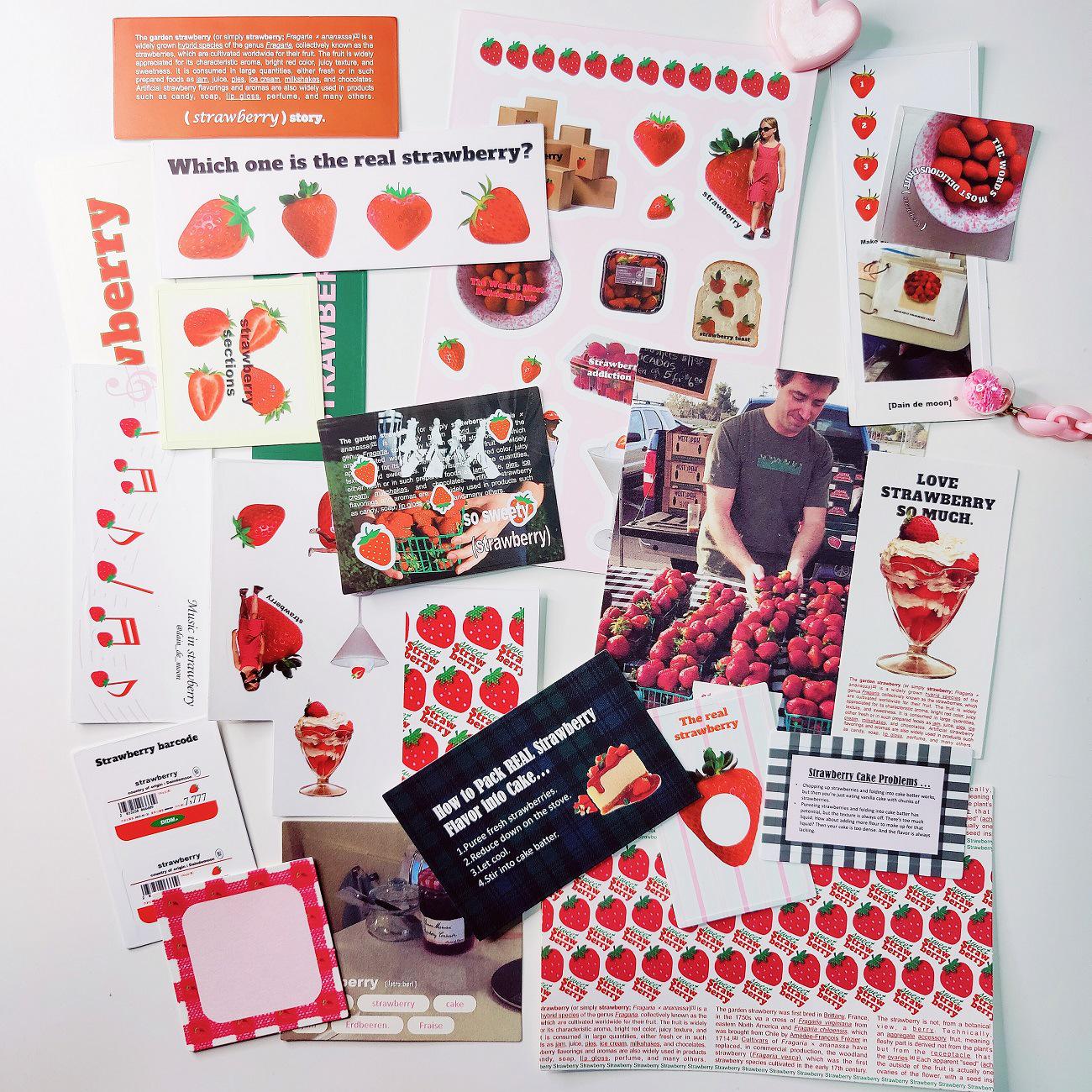 Korean Dain De Moon Sticker & Polaroid Card Journal Pack