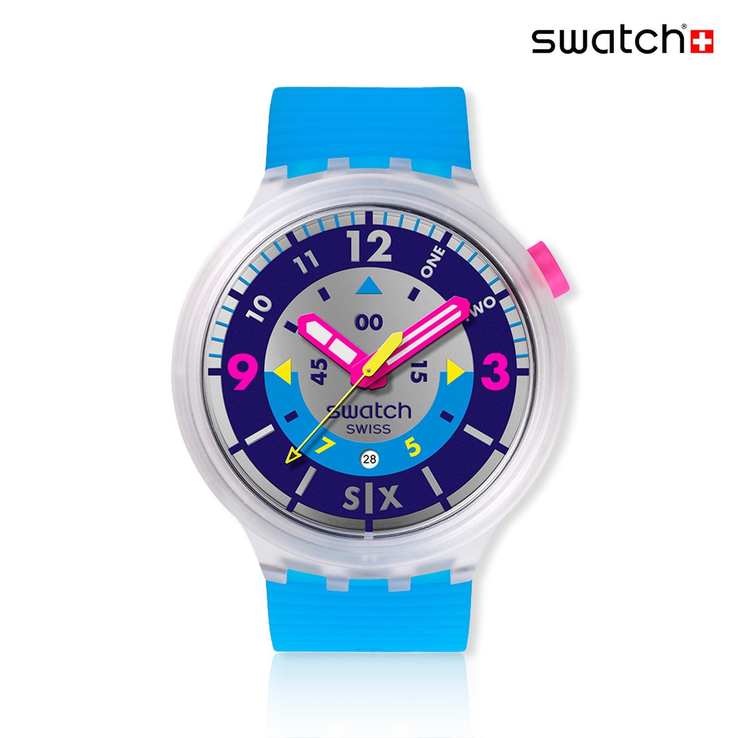 [Часы] SWATCH NEON HIELO SB01K400