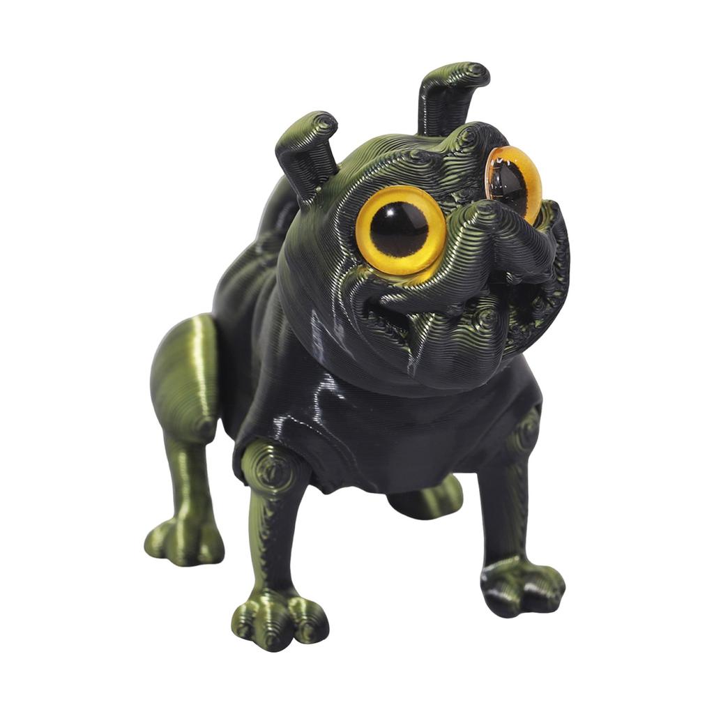 3D Printed Multi-color Puppy Crafts Ornaments Gifts Creative Hand-made Animal Joint Activity Model