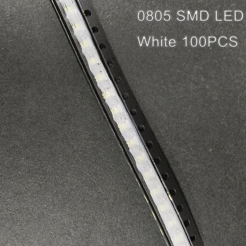 100 Stück 0603 0805 SMD LED Diode Highlight Leuchtdiode LED Chip 5 Farben Miniatur-LED Rot Weiß Gelb Grün Blau DIY-Kit