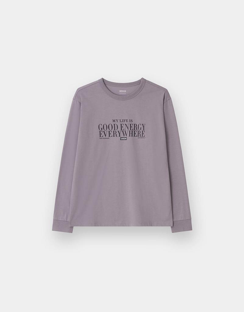 GIORDANO Loose Fit Graphic Long Sleeve Tee (Ringer/Gdrn) 395914 [6 Colors]