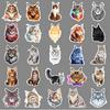 50pcs Maine cat graffiti stickers personalized cross-border cartoon cute cat decoration mobile phone luggage creative stickers