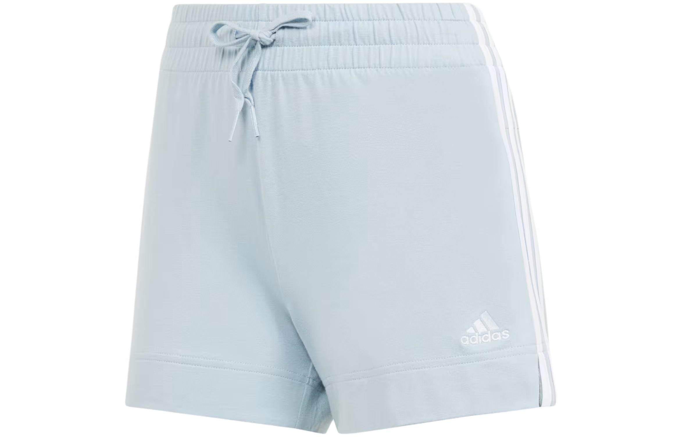 Adidas Essentials Slim 3 Stripes Shorts Casual Shorts Women s Blue IR7460 XS